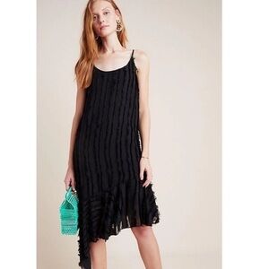 Black Scoop Midi Dress Anthropologie